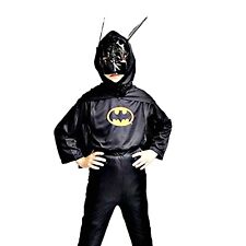 Costume Super eroe Travestimento Carnevale Halloween Uomo Pipistrello Bambino