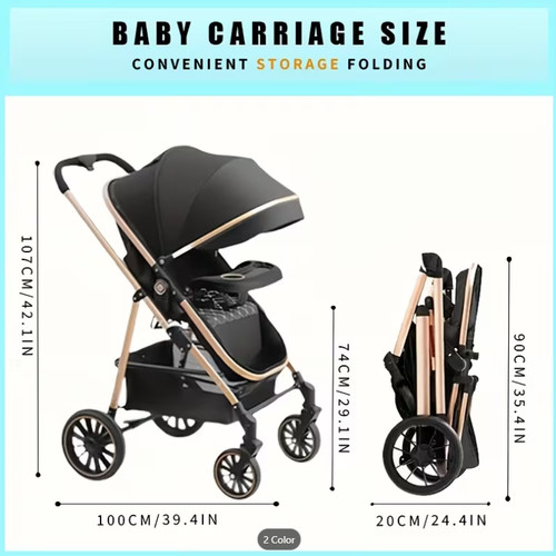 Luxury baby stroller - 3,