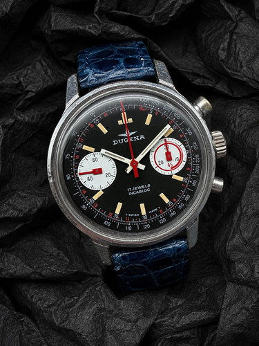 Cronografo vintage dugena - vintage,
