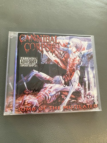 Cannibal corpse autographed - corpse,