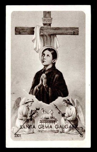 Santino holy card gemma - santino-holy, card*s.gemma