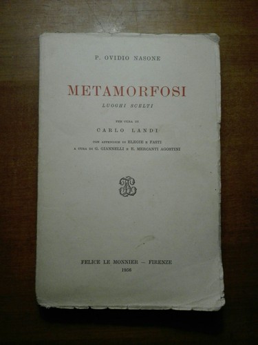 Metamorfosi luoghi scelti - luoghi,