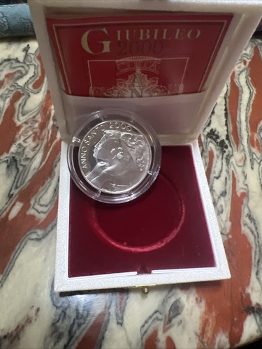 Medaglia argento giubileo 2000 - medaglia,