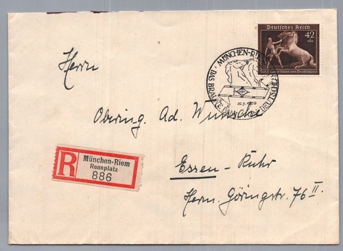 Lettera tedesca reich - lettera, n