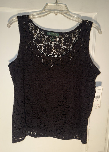 Top smanicato lauren ralph - top,