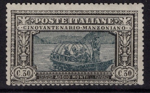 Regno italia 1923 manzoni - regno, d'italia