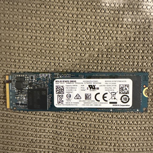 Ssd 256 nvme kioxia - gb, per