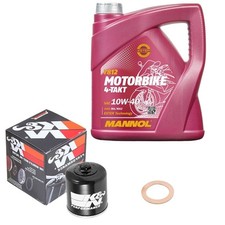 Honda VT 1300 CX SC61A 2015, MANNOL 10W40 4L, K&N Ölfilter Set