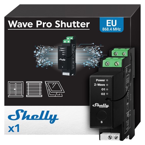 Shelly wave pro shutter - shelly,