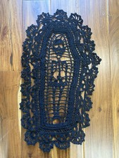 Raro grande centrino teschio