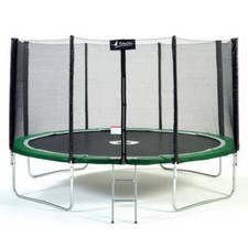 Sun Sport Trampolino Ø 430 cm Tappeto Elastico con Rete di Sicurezza Per Bambini