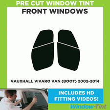 Pre Taglio Finestrino Tonalità per Opel Vivaro Furgone ( Hatch Stivale) 2002-14