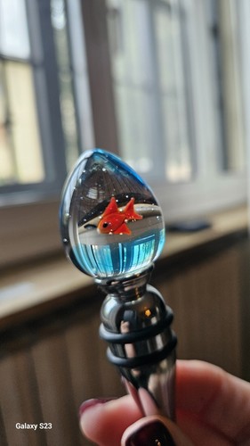 Artistic murano glass red fish - artistic,
