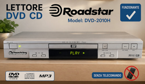 Lettore dvd roadstar - dvd, cd