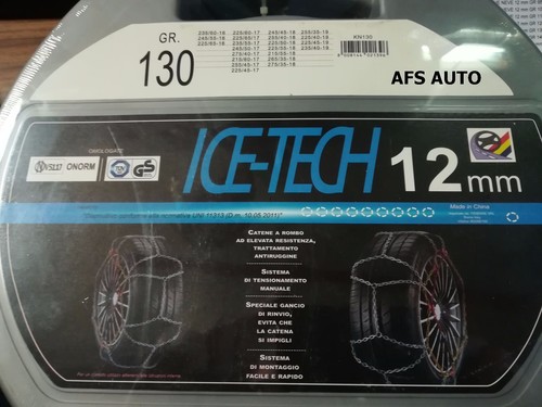 Catene neve 12mm ice tech - catene,