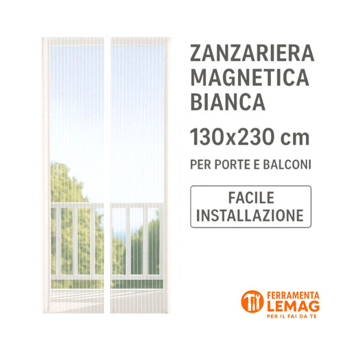 Zanzariera magnetica bianca - zanzariera,