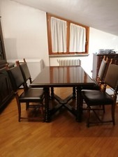 Tavolo in legno di noce anni