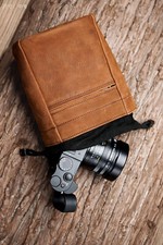 Borsa per fotocamera in vera