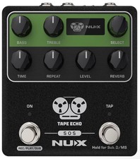 NUX NDD-7 TAPE ECHO Pedale Effetti di Ritardo,Fino a 1600ms Tempo di Ritardo Stereo