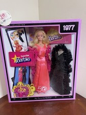 Barbie 50° Anniversario Superstar 1977 Riproduzione La Mia Barbie Preferita Nuova con Scatola