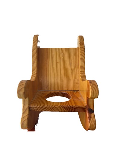 Sedia dondolo bambola legno - a,