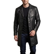 Giacca uomo nera vera - , pelle
