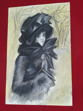 Quadro JAMES TISSOT su carta