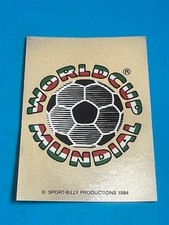 WORLD CUP MUNDIAL 1986 Panini 1 MEXICO 86 figurina sticker card Logo wc wm NEW