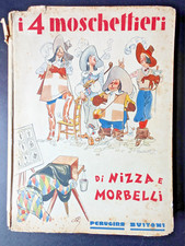 I 4 MOSCHETTIERI - DI NIZZA E MORBELLI - BUITONI PERUGINA 1935   RARO LIBRO
