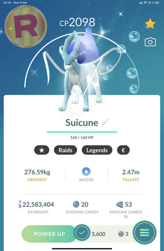 Shiny suicune reg - shiny,