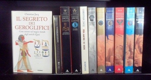 Lotto libri jacq christian - 11,