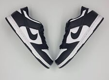 nike dunk low black white