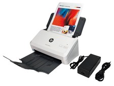 HP ScanJet Pro 3000 S4 Pass-Through Color Document Scanner w/Adapter Grade A!🔥