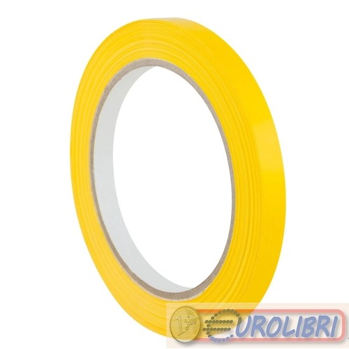 Nastro adesivo 9x66 giallo - adesivo,
