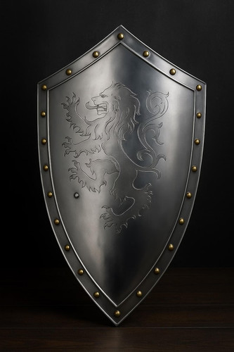 Scudo cavaliere leone armatura - cavaliere,