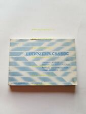 Honda CB 650 C 1980 manuale uso inglese originale owner's manual handbuch