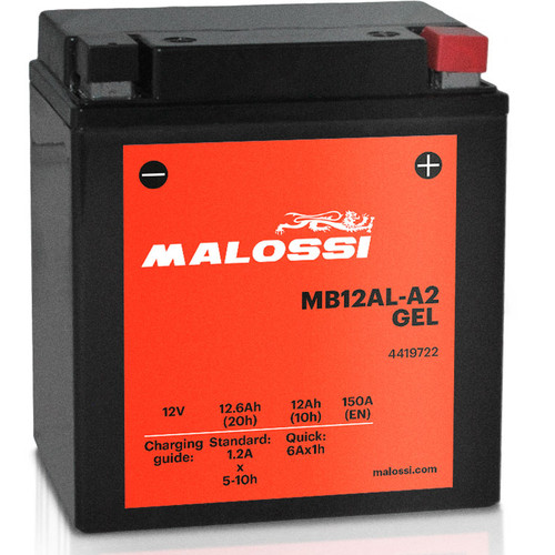 Batteria malossi yb12al - batteria, yb12al-a2