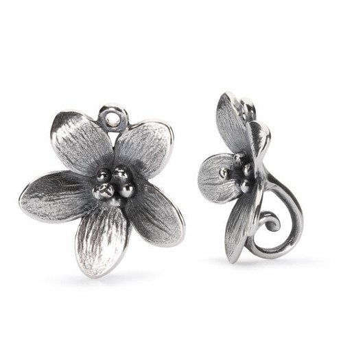 Trollbeads orecchini fiore del - trollbeads,