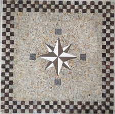 Rosone Mosaico Tranciato in