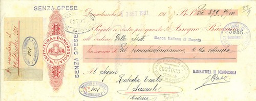 Assegno bancario int - assegno,