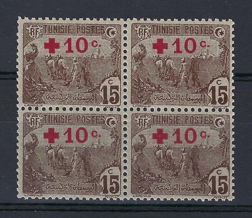 Tunisia 1916 b3 croce - tunisia, sc#