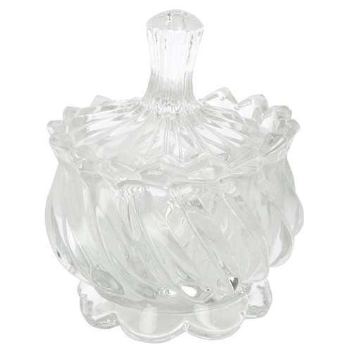 Scatolina vetro vintage deco'