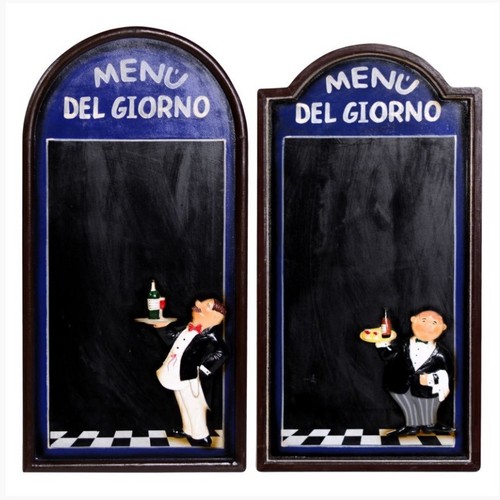 Lavagna legno menu del - del, giorno
