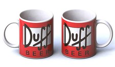 TAZZA MUG SIMPSON HOMER DUFF BEER 11OZ BART LISA MARGE CERAMICA COLAZIONE BIRRA