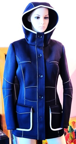 Cappotto giacca con cappuccio