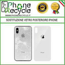 Sostituzione vetro posteriore iPhone 8 X Xs 11 12 13 14 Max Plus Pro riparazione