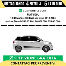 Tagliando per FIAT 500L 1.6 D