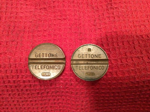 Moneta gettone estero telefono