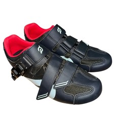 Peloton Scarpe Ciclismo Bici Spinning Indoor Nero/Rosso/Bianco con Maniche Unisex Tg 39