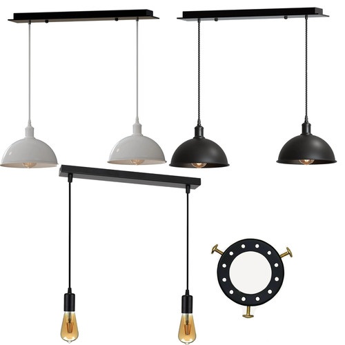 Lampada sospensione vintage - a,